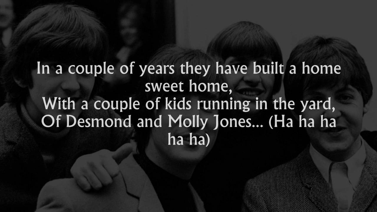 The Beatles - Ob-La-Di, Ob-La-Da (lyrics) [HD]