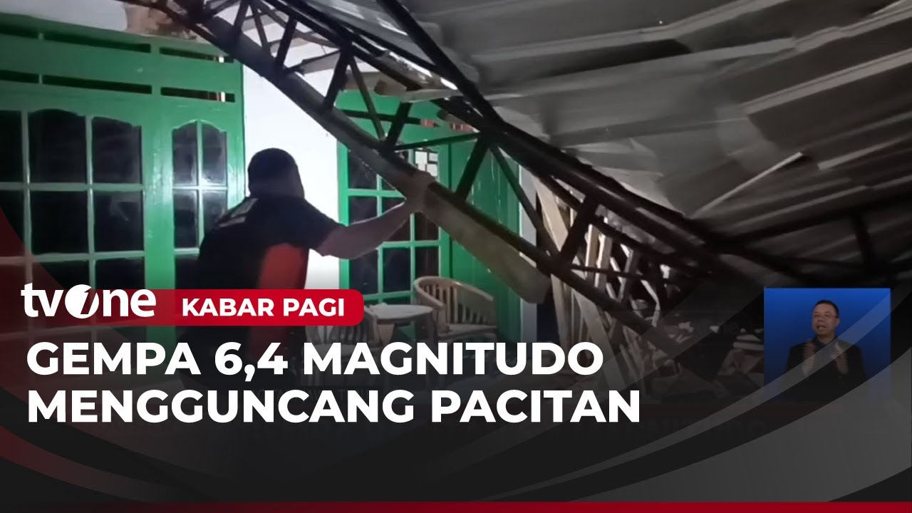 Gempa Magnitudo 6,4 Guncang Pacitan | Kabar Pagi
