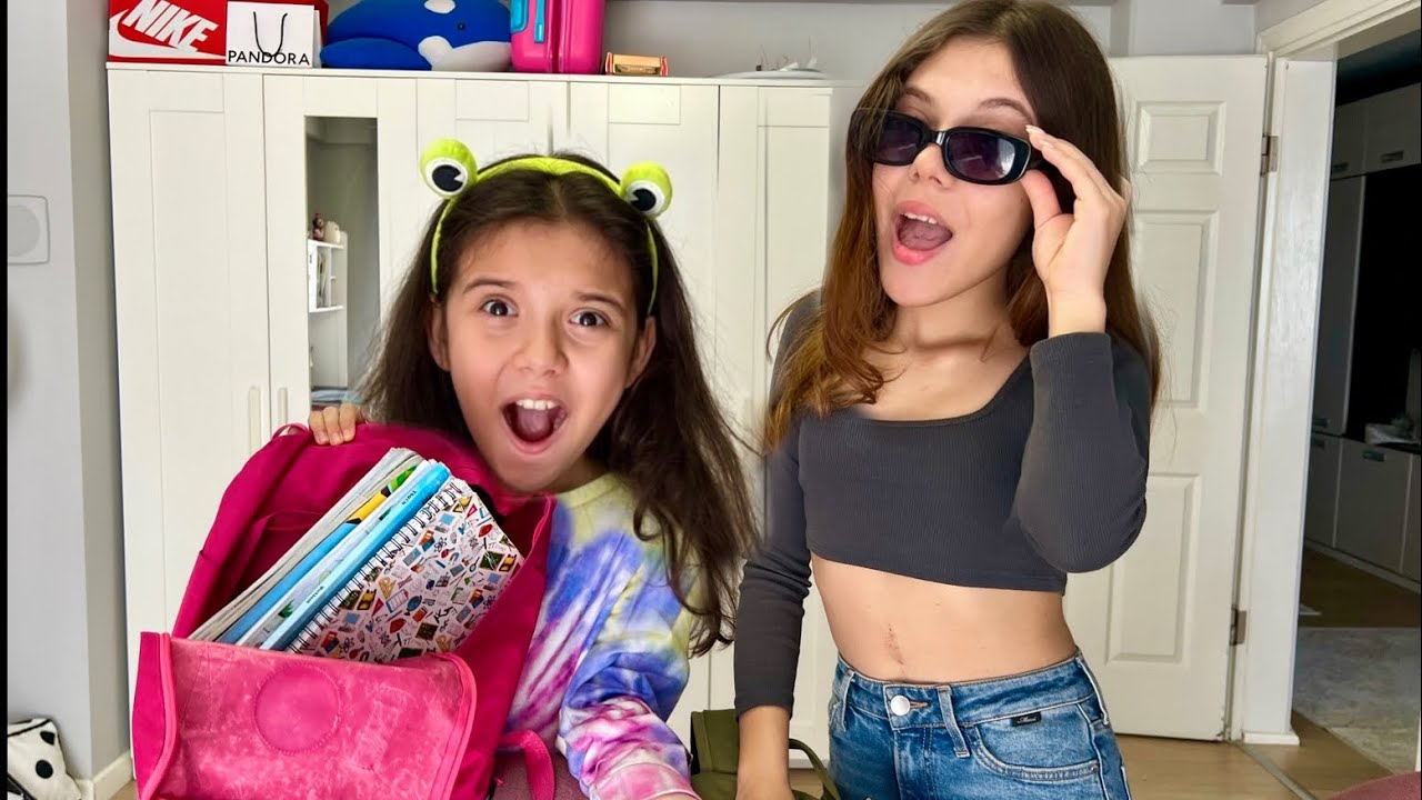 OKULA DÖNÜŞ ÇANTALARIMIZI önce KURCALADIK sonra HAZIRLADIK, Back To School
