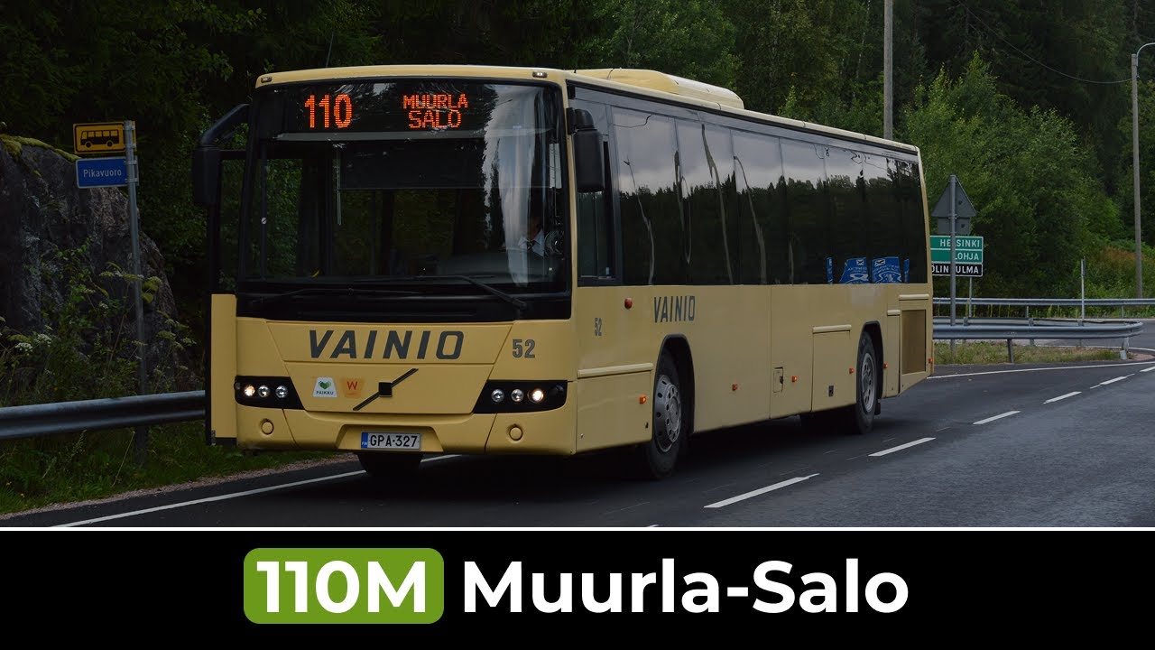 Salon Paikku Linja 110M: Suomusjärvi - Salo (Nopeutettu) | Vainio 52