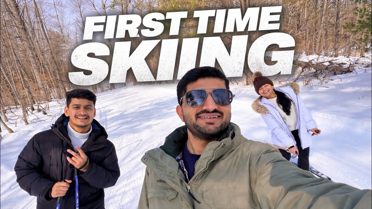 First Time Skiing… Bilkul Ready Nahi Tha! 😅🎿 | Pehli Baar Skiing Experience 🇨🇦
