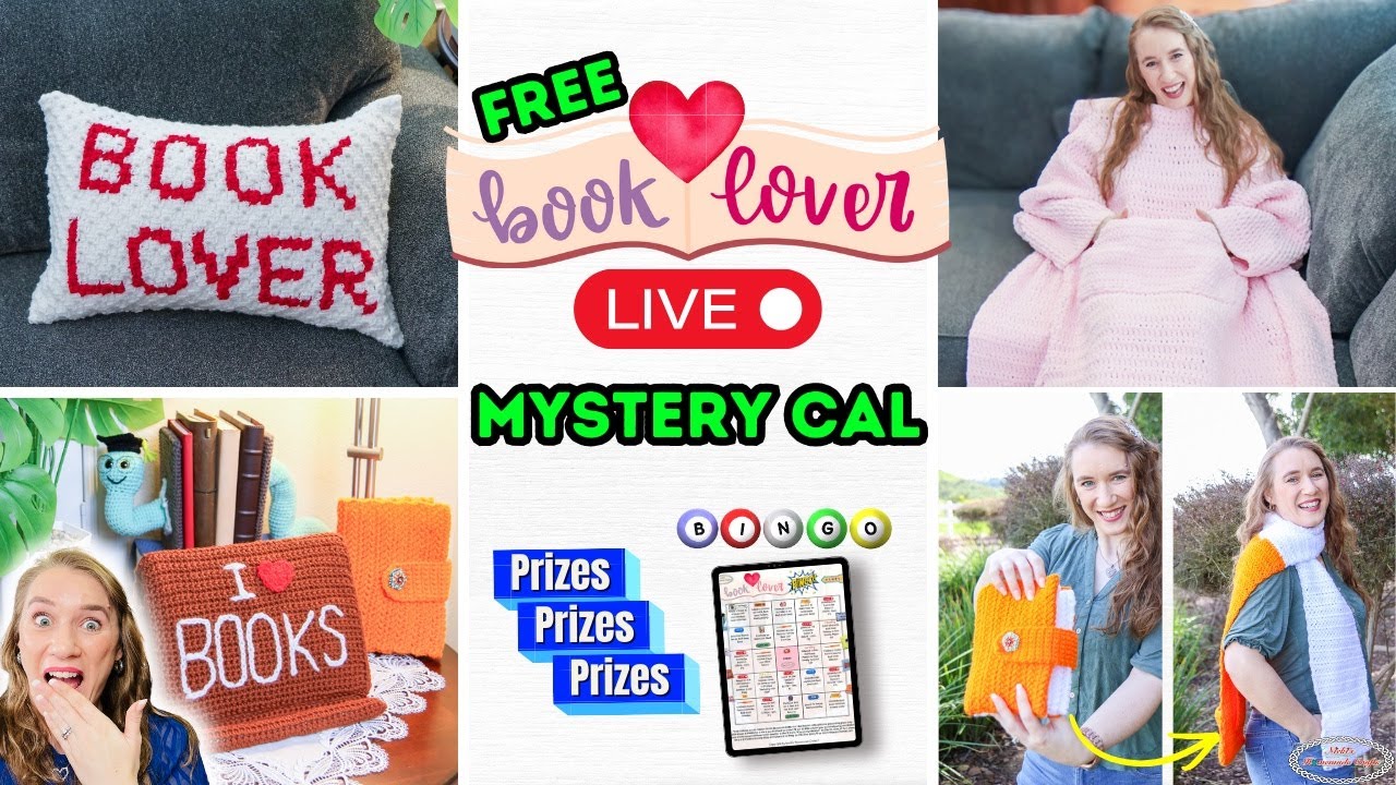 This Starts SOON… Book Lover Mystery Crochet Event Walk-Through 👀📚 Prizes!!!