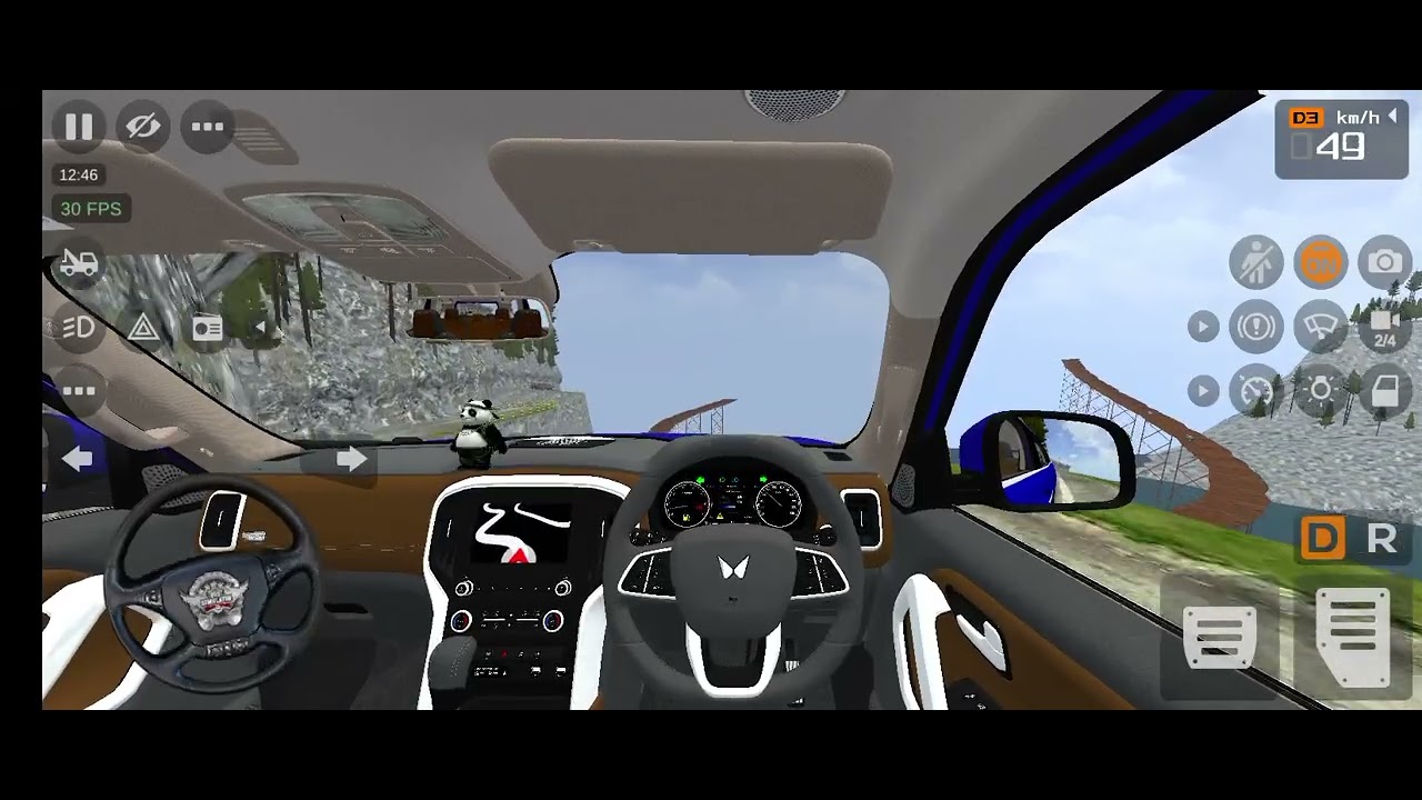 Bus simulator Indonesia Mahindra Scorpio N 2023 model exterior review and driving review 