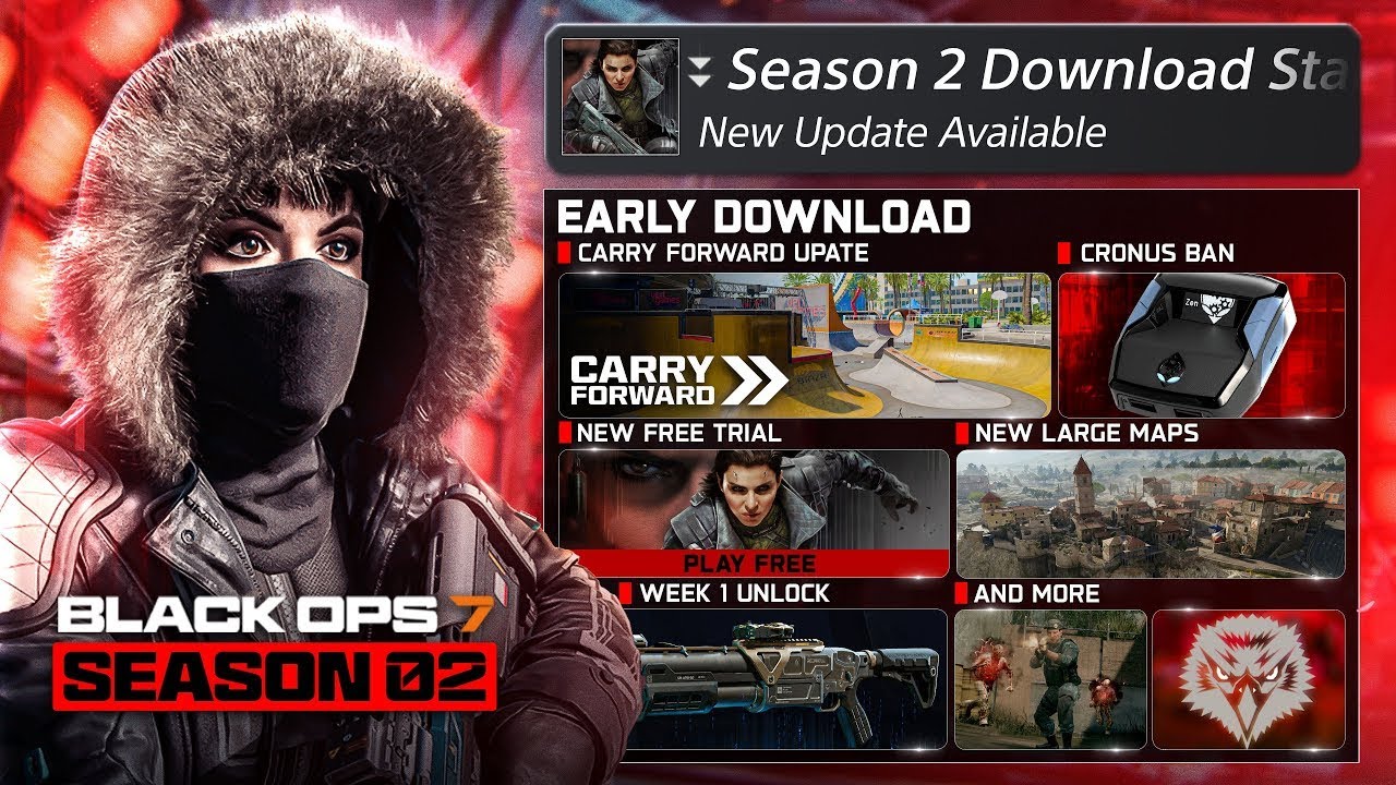 FINISHING BLACK OPS 7 SEASON 2 BATTLE PASS TODAY 🔴 WARZONE, MULTIPLAYER, ZOMBIES, ENDGAME !! BO7 S2