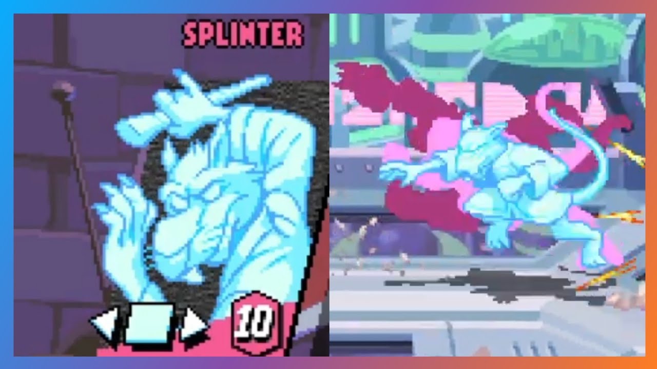 Spirit Of Splinter Survival Mode. TMNT Shredder's Revenge.