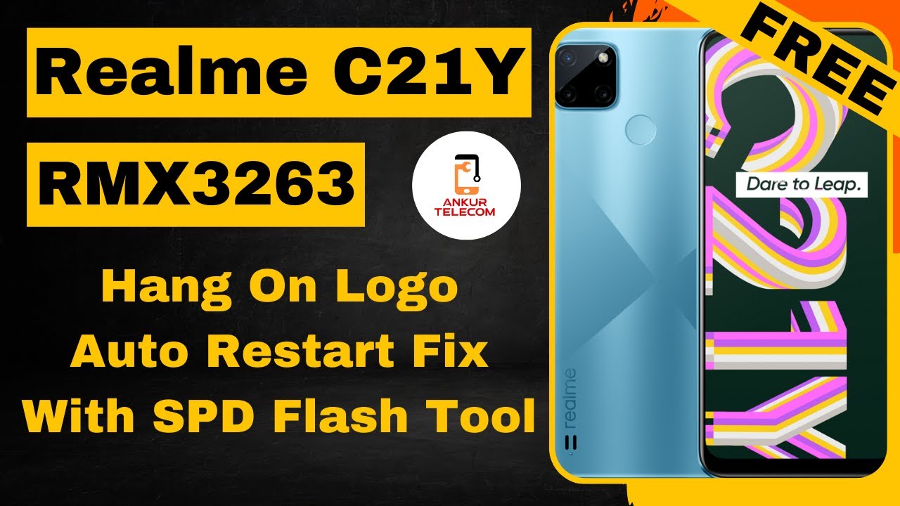 Realme C21Y Auto Restart | RMX3263 Auto Restart| Hang On Logo Solution Tutorial