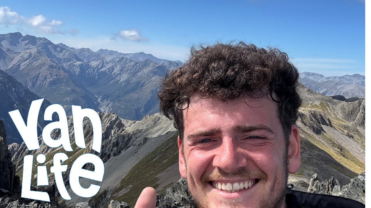 Hiking Avalanche Peak in Arthur's Pass (Warned Of A Storm)  New Zealand Van Life Ep. 11