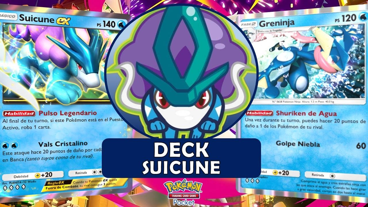 Pokémon TCG Pocket | Suicune vs DarkTina, Hydreigon y Decidueye