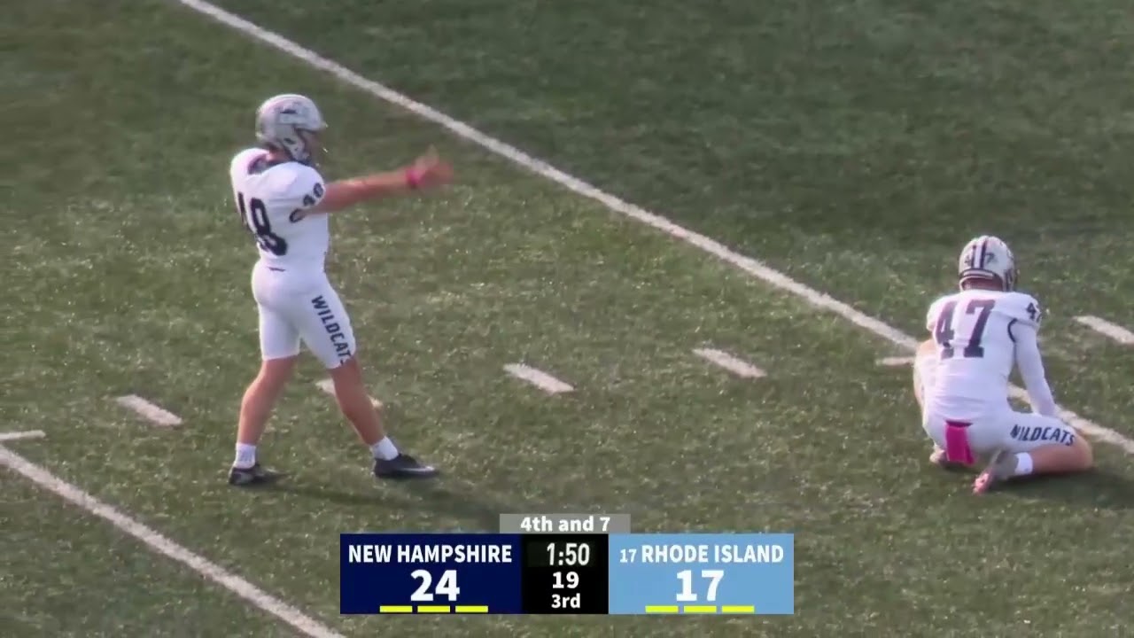 New Hampshire vs Rhode Island Football | 2025 CAA Game Highlights