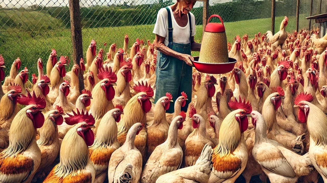 Como Os Agricultores Criam Milhares De Galo Indio Gigante