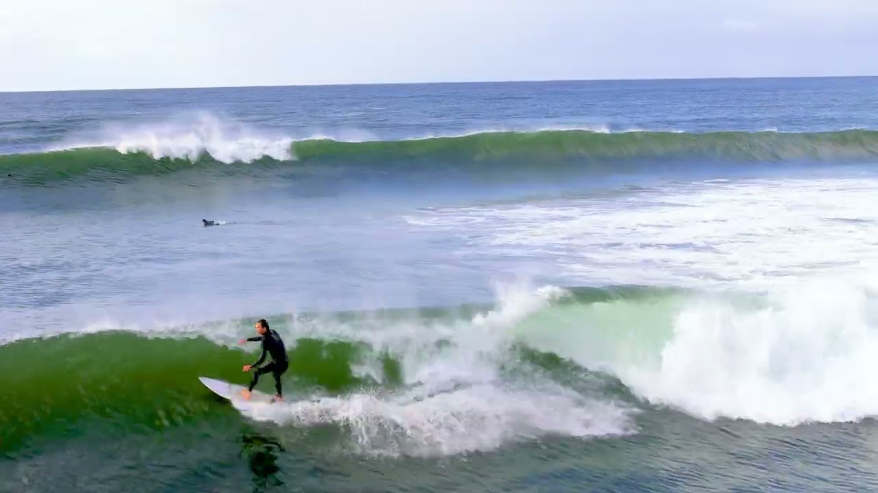 Surfing at Easky Silgo.
