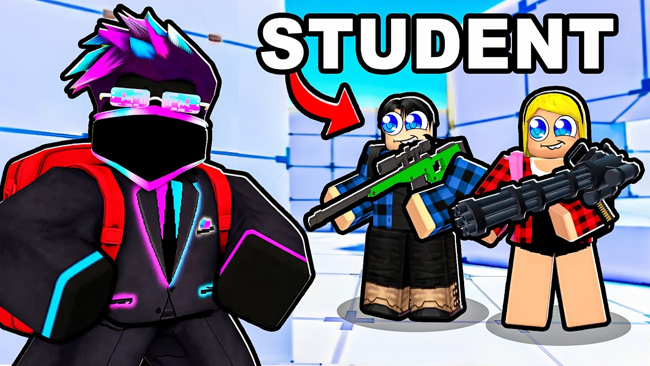 I Snuck into a SCHOOL TOURNAMENT in Roblox Rivals...
