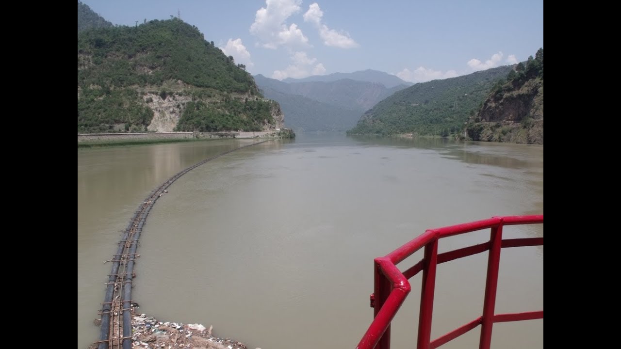 Salal Hydroelectric Power Station On River Chenab, Jammu And Kashmir,  HD Video