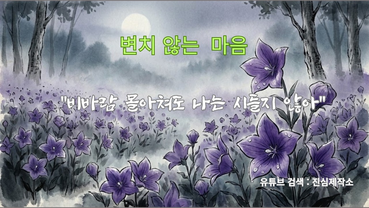 [MV] 변치 않는 마음 (영원한 도라지 꽃) - 진심제작소 | 영원한 사랑의 약속