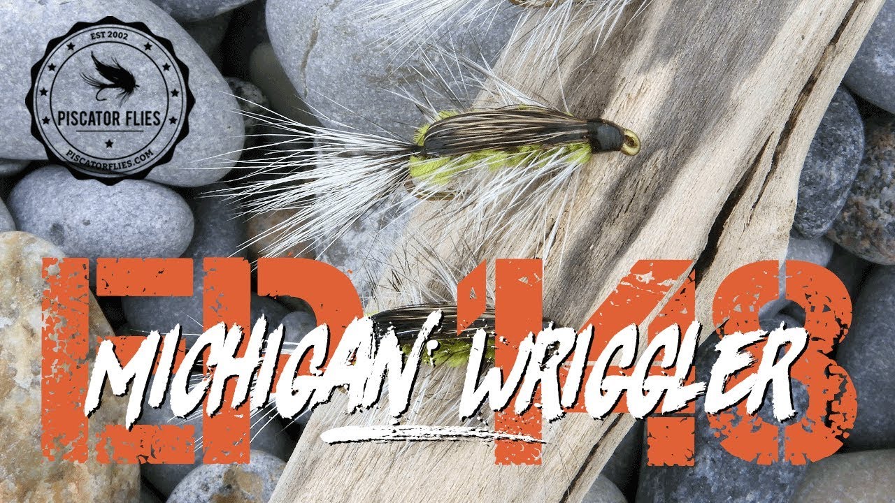 Tying a Michigan Wriggler Winter Steelhead Fly (aka Spring Wriggler)- Ep148 PF #PiscatorFlies