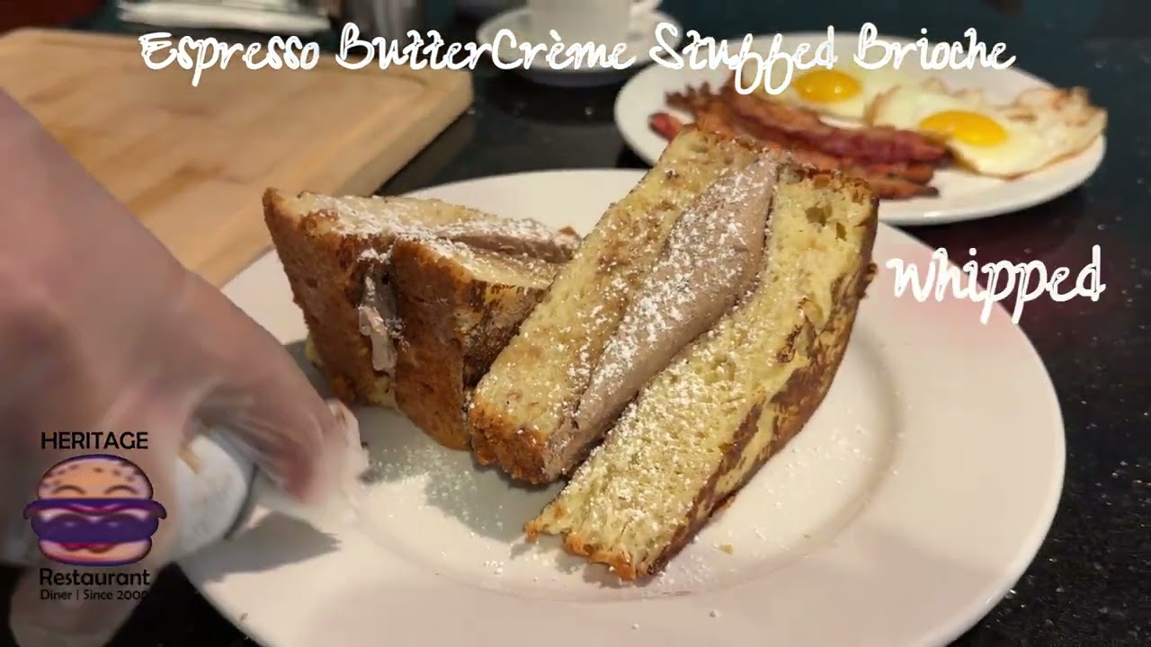 Espresso ButterCrème Stuffed Brioche | Breakfast Cake at Heritage
