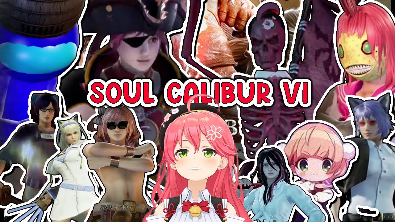 Miko meets her future 353-year-old self who has turned into a skeleton in Soul Calibur VI