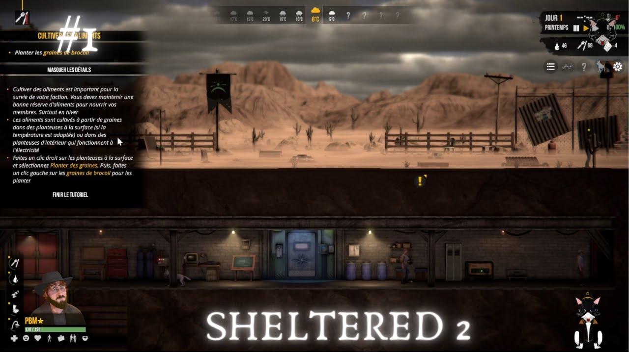 [FR] sheltered 2 #1 survivre après l'apocalypse(petit soucis de son du jeux, sera corrigé apres)