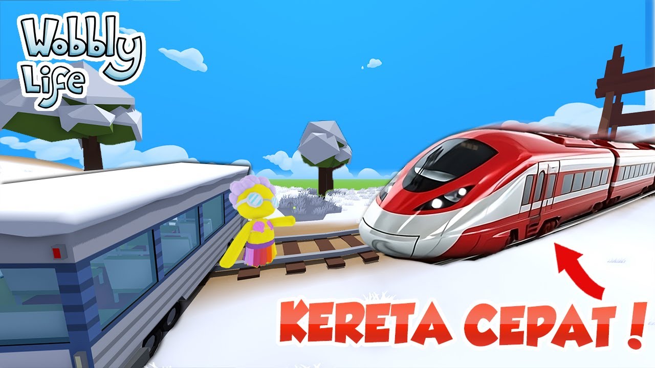 AKU COBAIN KERETA CEPAT JAKARTA BANDUNG DI WOBBLY LIFE !!!