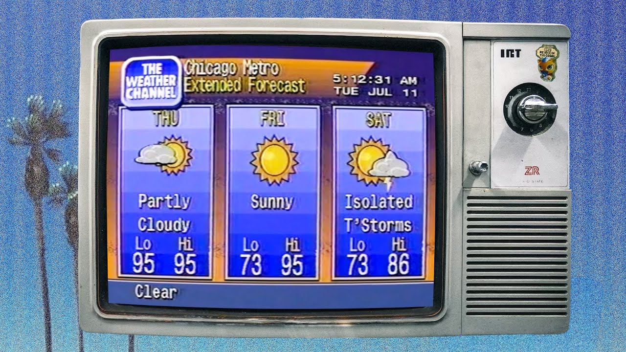 Weather Channel Vaporwave – (5 hours of 90s weather music)