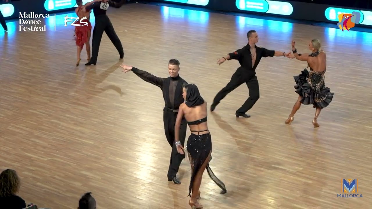 Yaroslav Kiselev - Sofia Filipchuk, ARM | 4th Round  Rumba | 2025 WDSF European Latin Calvià, ESP