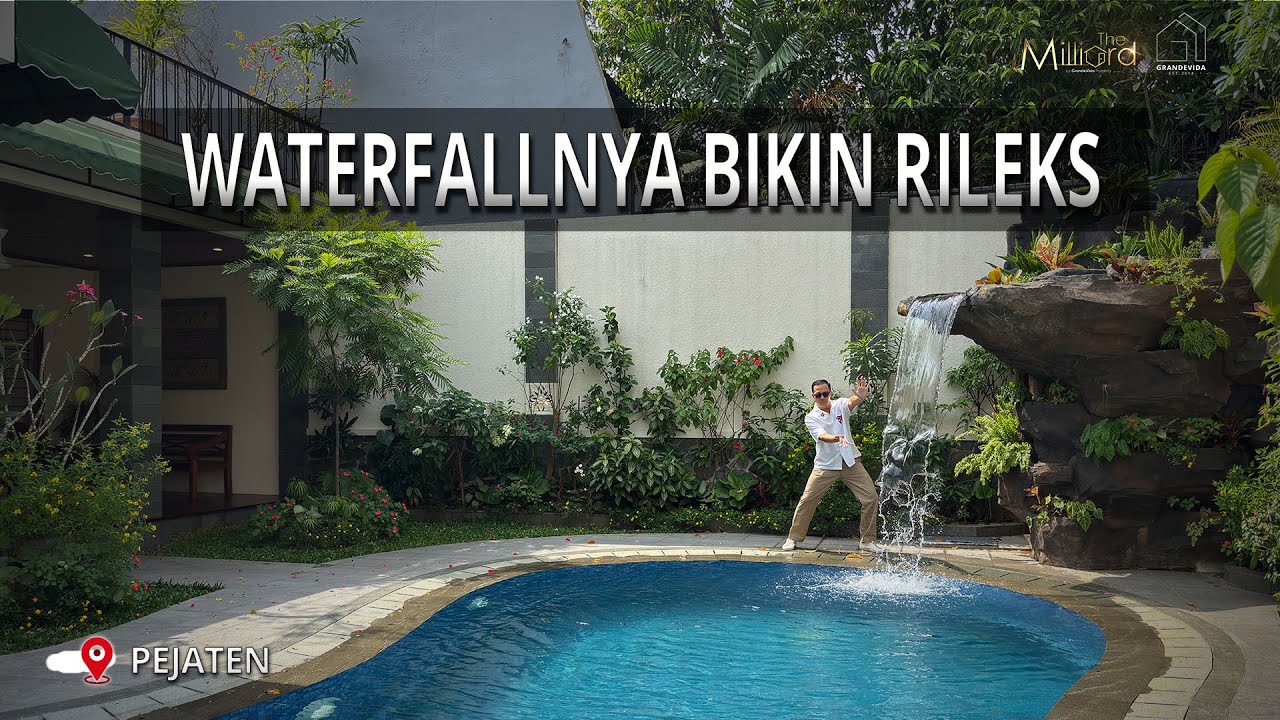 Bikin Rileks! Rumah Modern Tropis, Dengan Pool Unik Ala Resort Mewah | TOUR 184