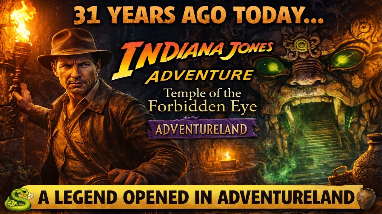 🐍 Indiana Jones Adventure Anniversary Tribute! 1995–2026🔥 Disneyland’s Greatest Ride Ever Turns 31!
