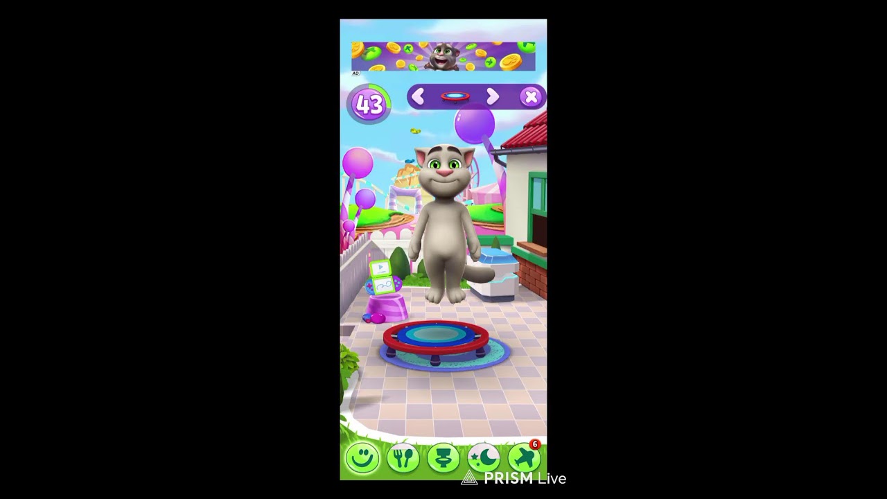 MY Talking Tom #shorts​ #live​ #trending​ #viraltom​ #funnycat​ #satisfying​ #mytalkingtom2​ #tom​ #