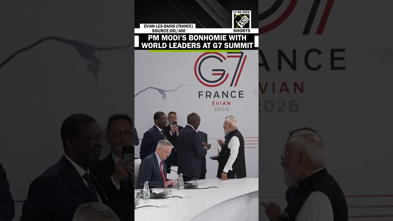 Must Watch! Prime Minister Modi&rsquo;s bonhomie with world leaders at G7 Summit in Evian, France