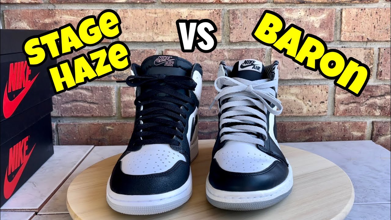Air Jordan 1 Comparison “Bleached Coral” vs “Baron”