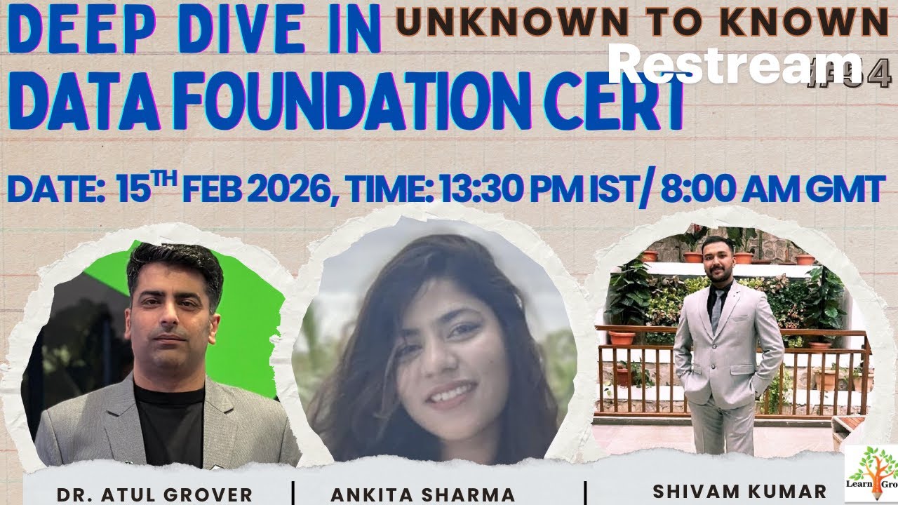 Unknown to Known - Ep 54- Deep Dive Data Foundation