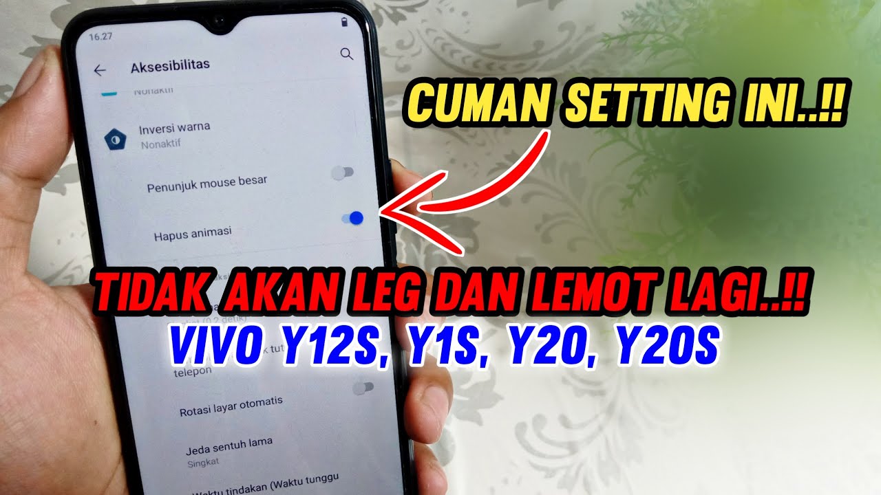 Cara Mengatasi Lag dan Lemot di HP VIVO Y12s, Y1s, Y20, Y20s