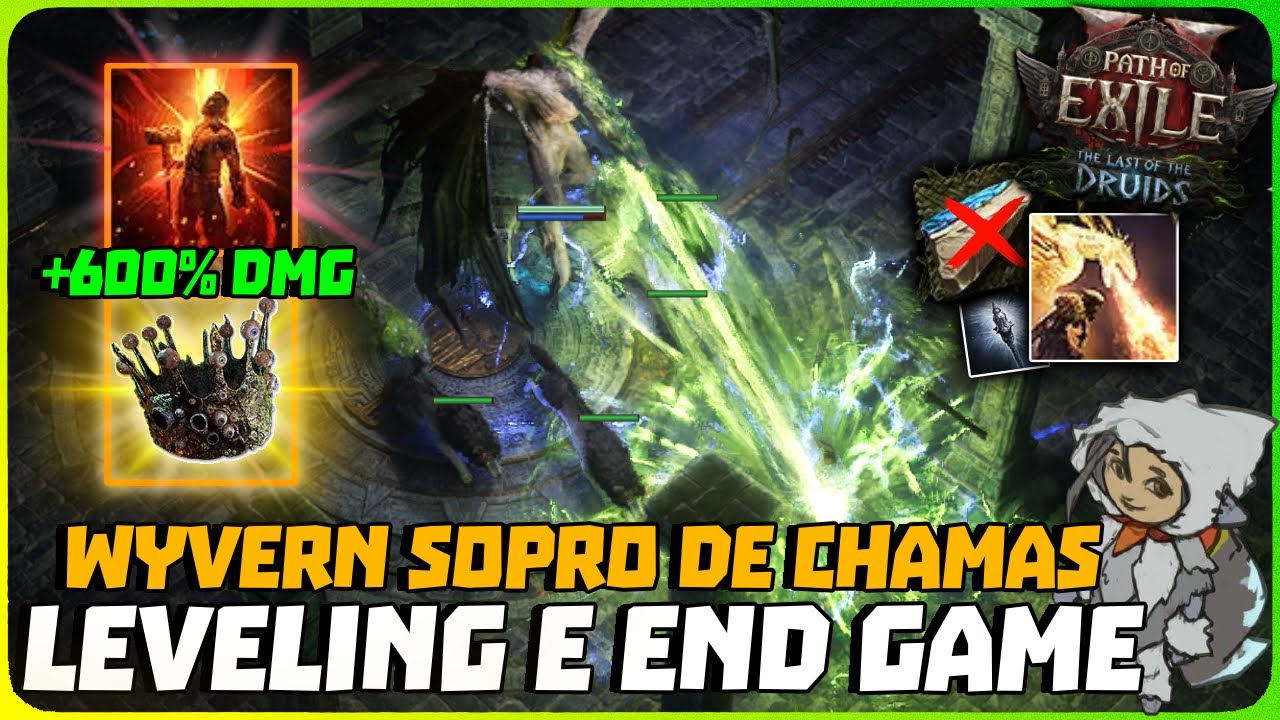 30 Milhões de DANO! A verdadeira forma de um WYVERN! Leveling e End Game! Path of Exile 2 0.4