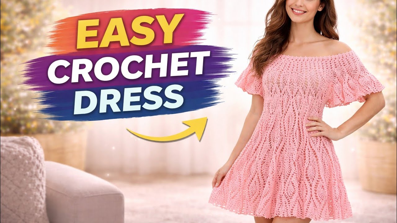 Crochet Dress Tutorial *𝓛𝓮𝓼𝓼𝓸𝓷 𝟣𝟤𝟧*