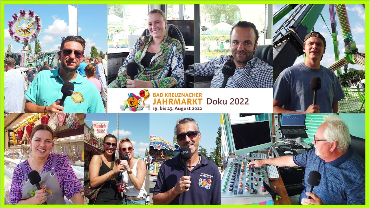 DOKU - Bad Kreuznacher Jahrmarkt 2022 - Nix wie enunner - Interviews und mehr