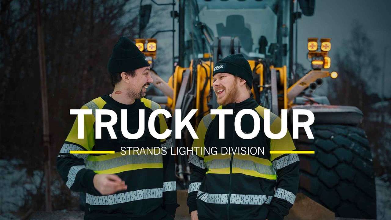TRUCK TOUR – MNE AB VOLVO L120H – STRANDS LIGHTING DIVISION