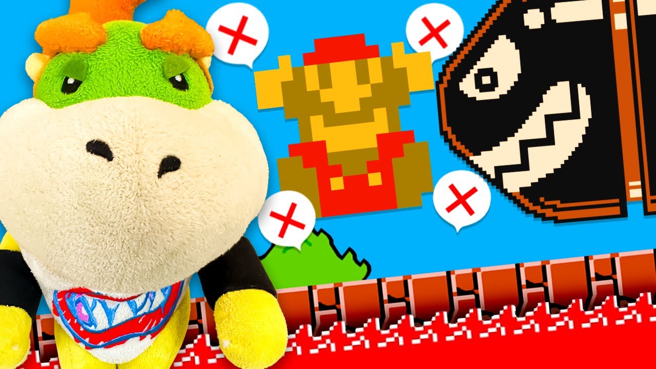 Баузер-младший играет в Супер Марио Мейкер! (SUPER MARIO MAKER)