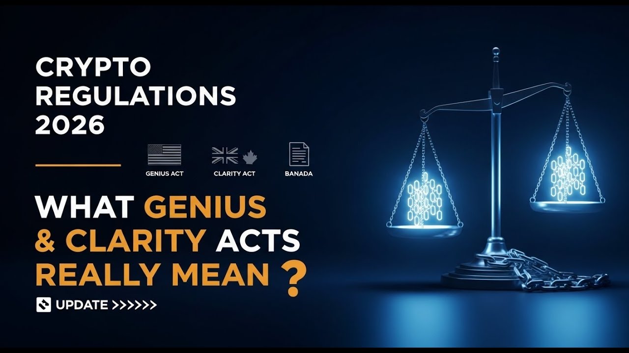 Криптовалютное регулирование 2026 года: что на самом деле означают Закон GENIUS и Закон CLARITY?
