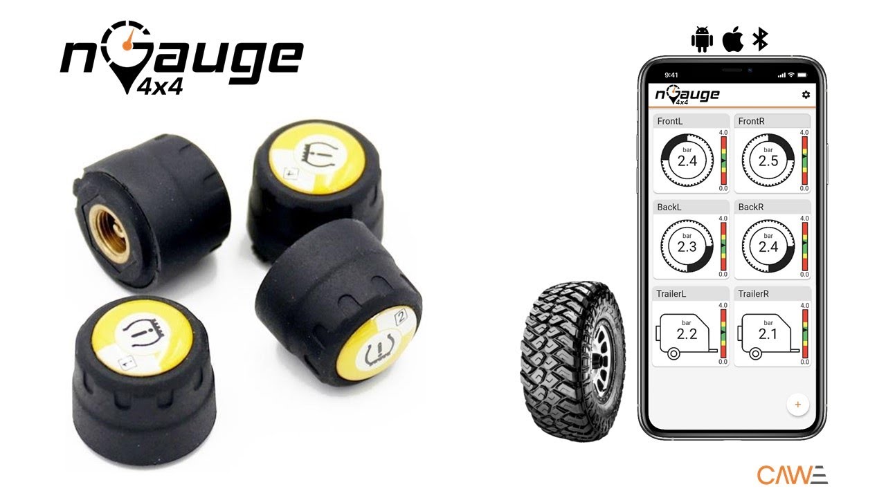 nGauge 4x4 Tyre Pressure Monitoring System TPMS South Africa