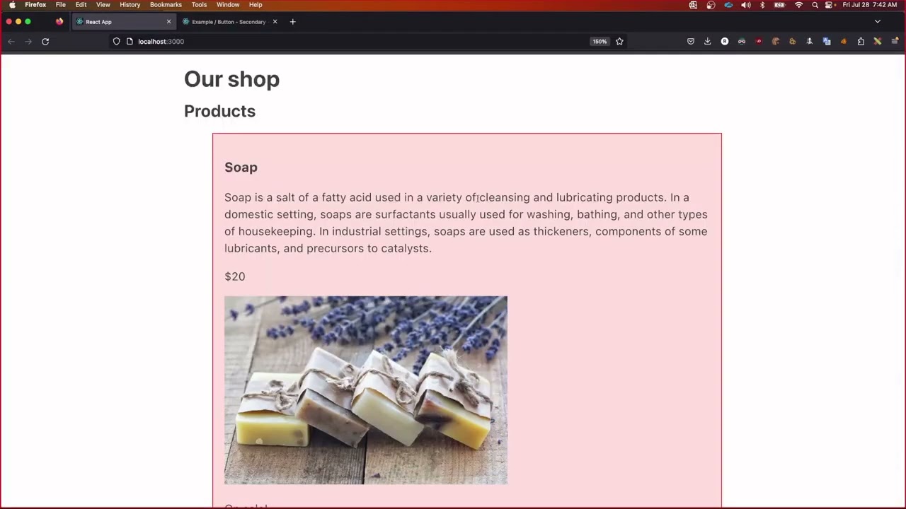 Building better React applications using Storybook