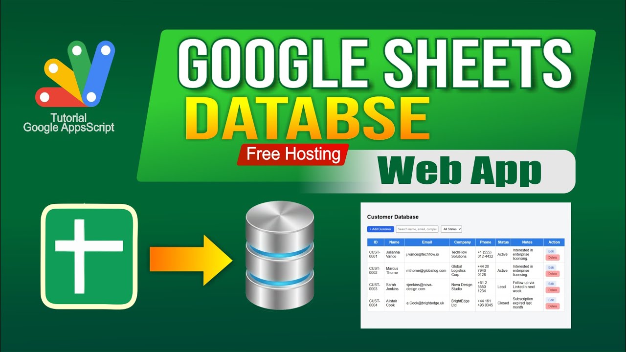 Build a Web App Using Only Google Sheets (No Backend, No Database, Free Hosting)