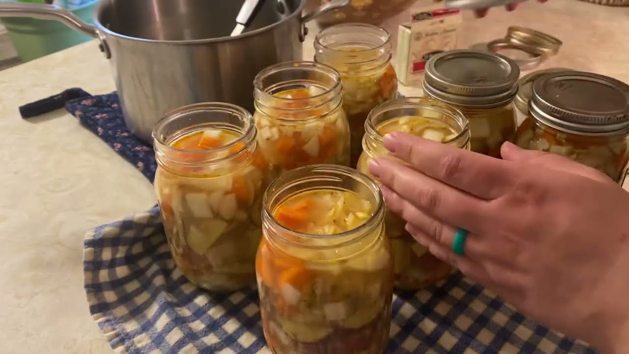 Суп для консервирования | Куриный с овощами | Presto Canner