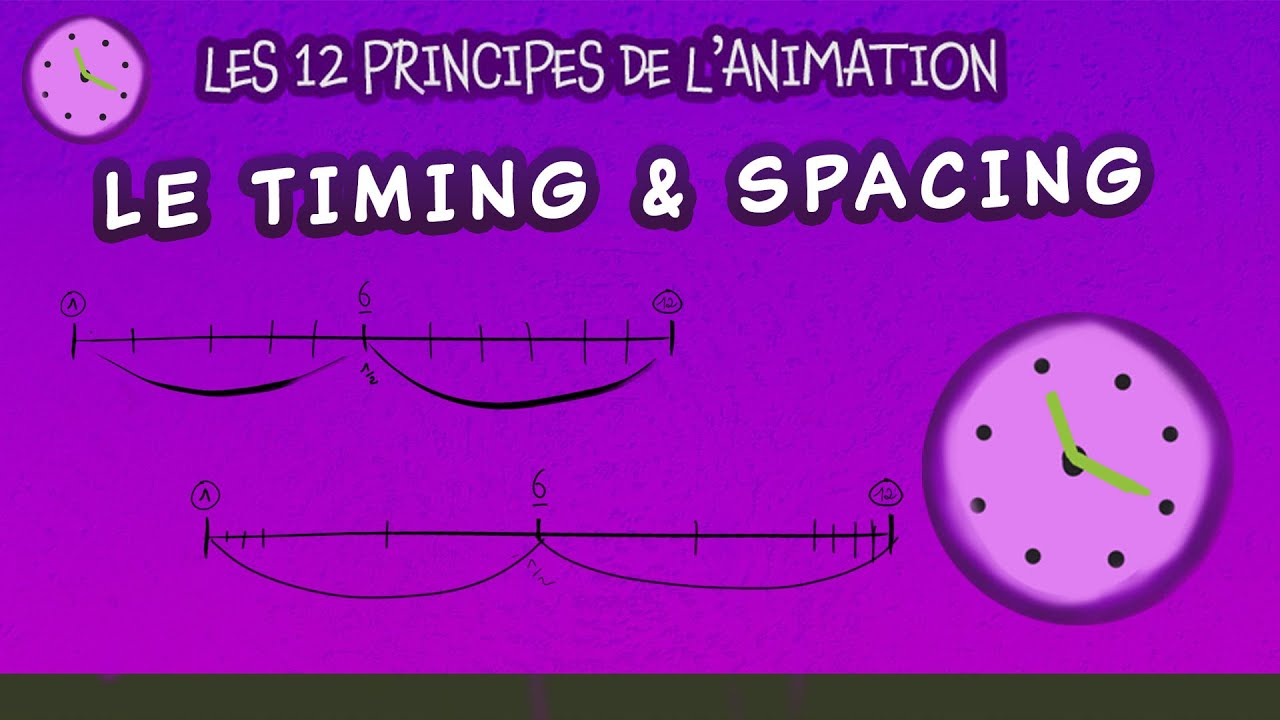 Comprendre les 12 principes de l'animation  - TIMING & SPACING