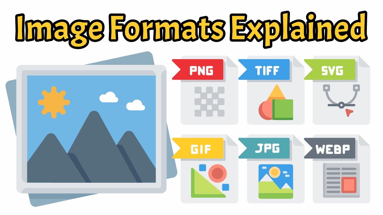 Объяснение форматов файлов изображений: JPEG, PNG, GIF и другие! | Какой выбрать?