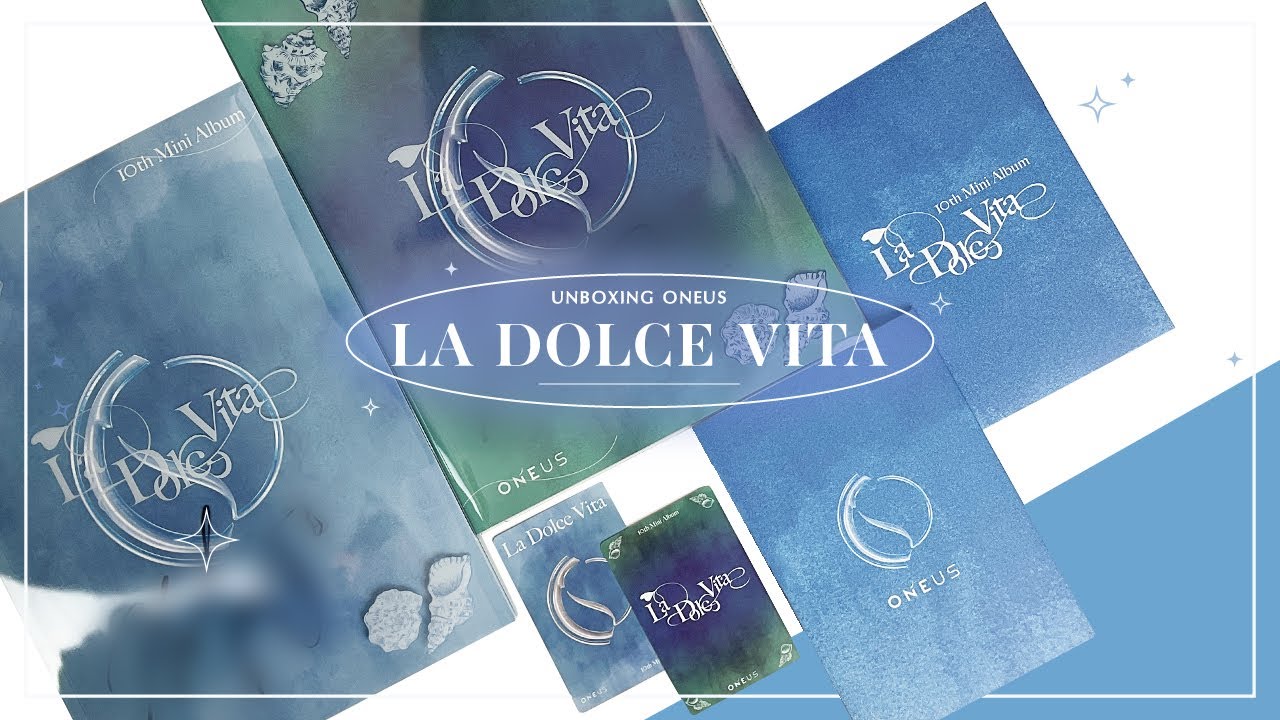 unboxing ONEUS La Dolce Vita ✧ signed hello82 copies | L & D ver. 💧✨
