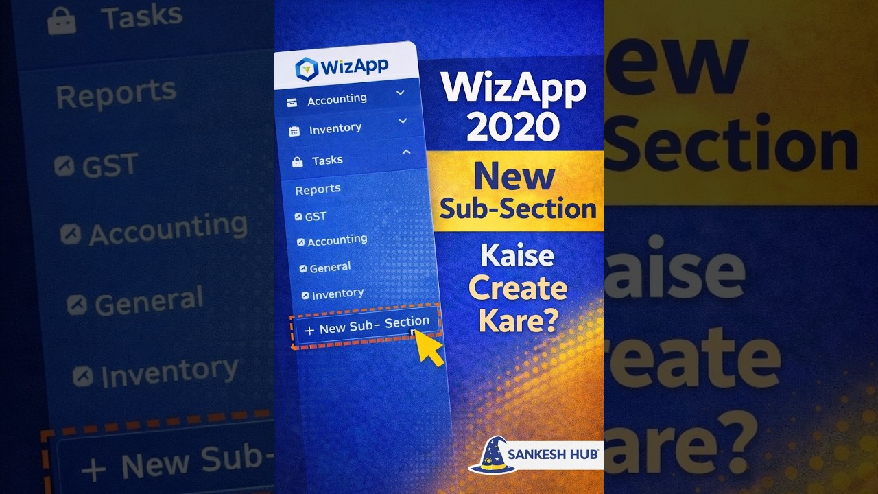WizApp 2020 Me New Sub-Section Kaise Create Kare? | #Shorts
