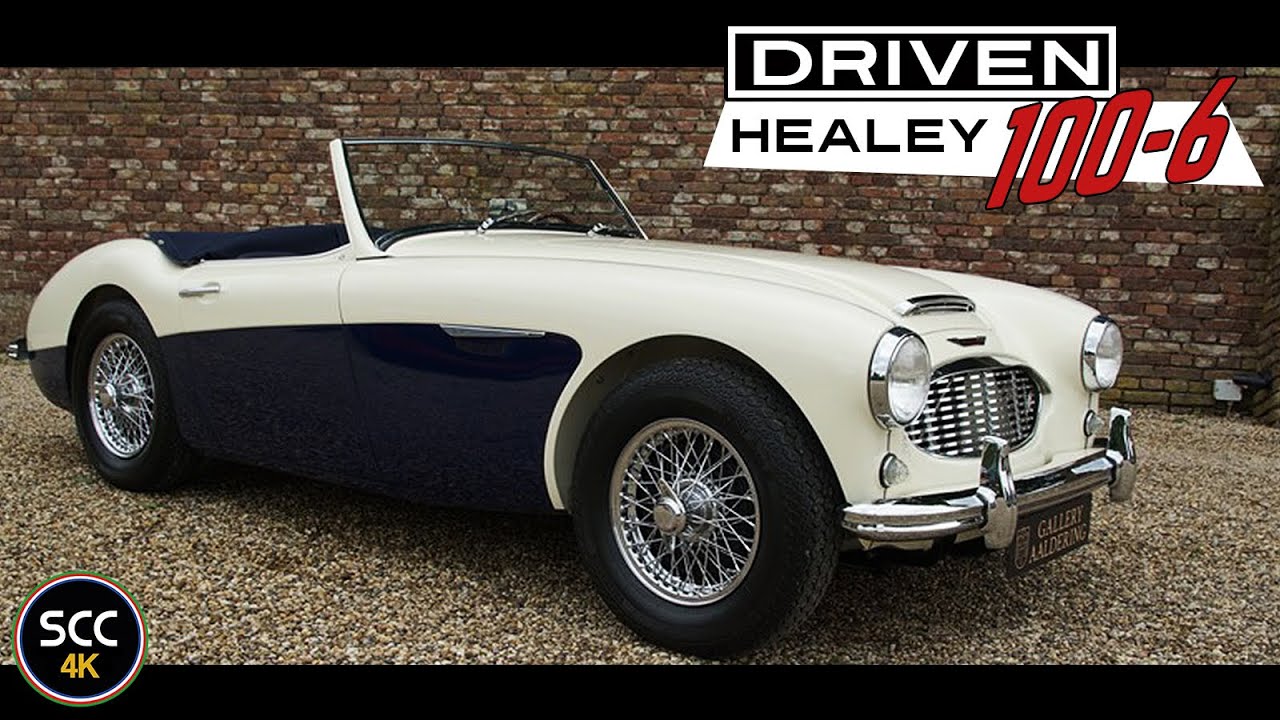 AUSTIN HEALEY 100/6 | 4K | 100-6 100 / 6 BN4 overdrive - Drive in top gear engine sound | SCC TV