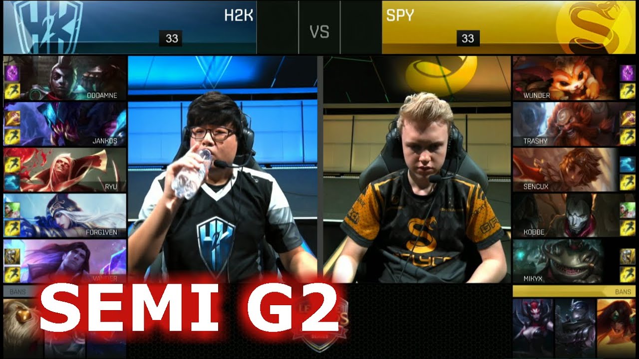 Splyce vs H2K Gaming | Game 2 Semi Finals S6 EU LCS Summer 2016 PlayOffs | SPY vs H2k G2 SF 1080p