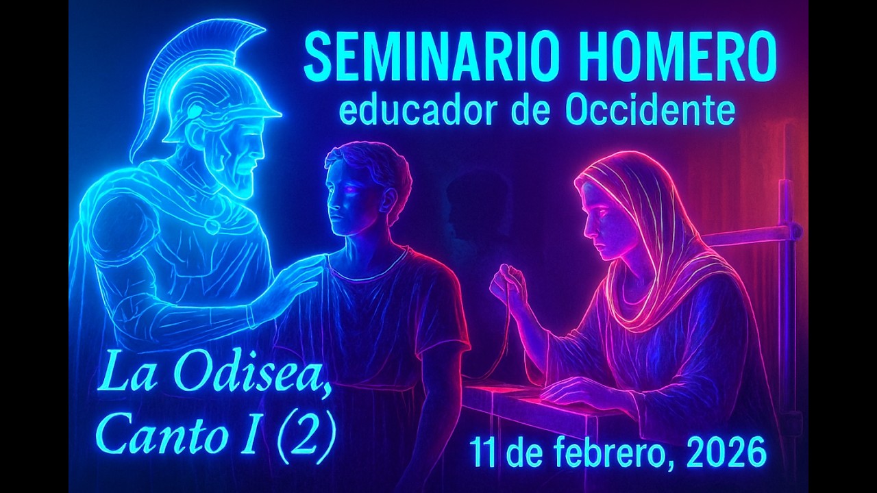 Seminario Homero, educador de Occidente. La Odisea. Canto I. (2). 11 de febrero, 2026.