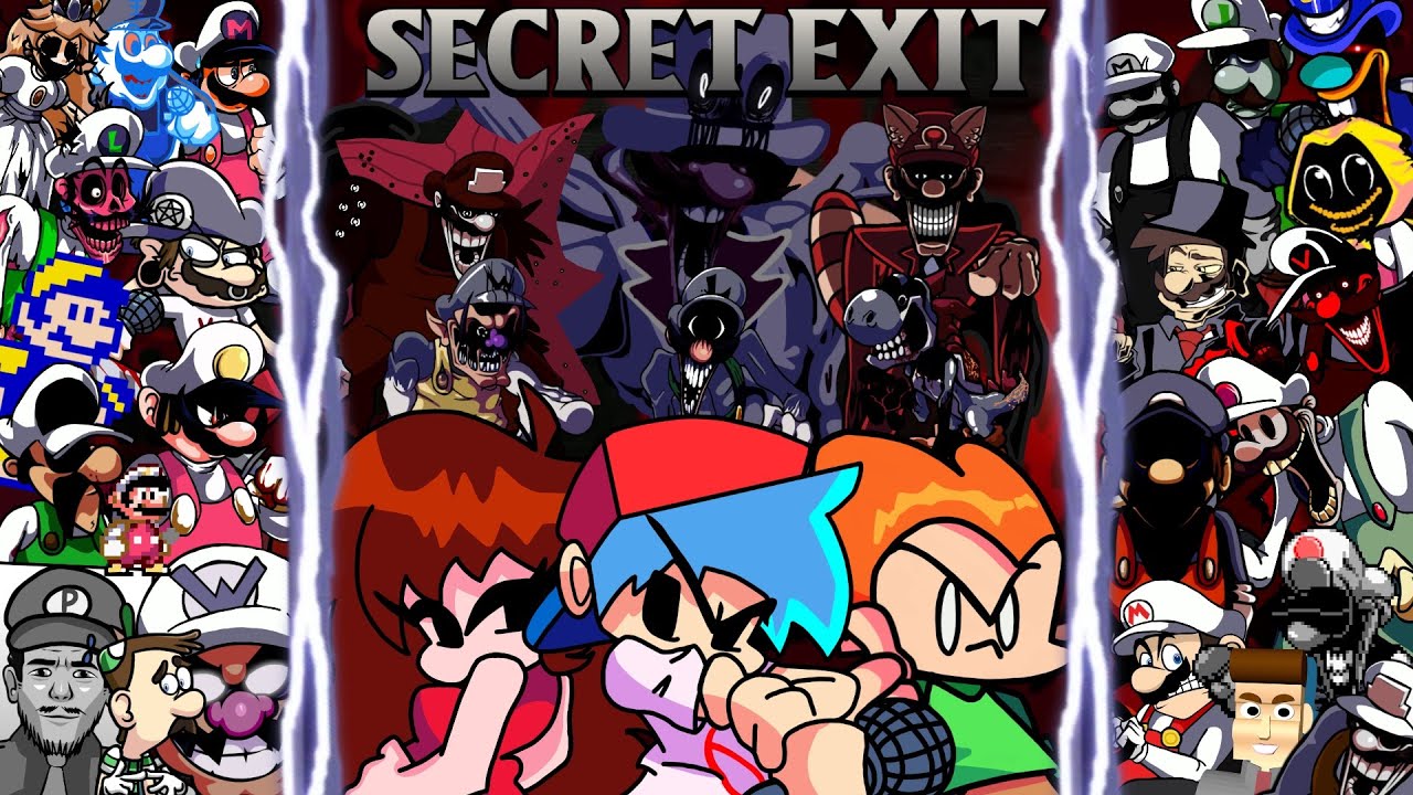 SECRET EXIT CONCEPT FULL VERSION | FNF MARIO MADNESS V2 | SECRET EXIT BY @raulgoatpez